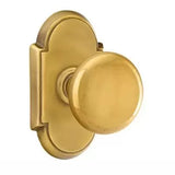 Emtek 8108 DESIGNER BRASS - Knobsets With #8 Rosette Passage Set