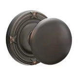 Emtek 8107 DESIGNER BRASS - Knobsets With Ribbon & Reed Rosette Passage Set