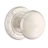 Emtek 8107 DESIGNER BRASS - Knobsets With Ribbon & Reed Rosette Passage Set