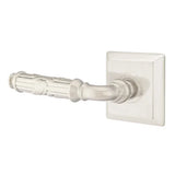 Emtek Ribbon & Reed Lever with Quincy Rosette - E647