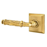 Emtek Ribbon & Reed Lever with Quincy Rosette - E647