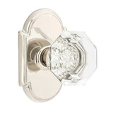 Emtek 8208 GLASS - Knobsets With #8 Rosette Privacy Set