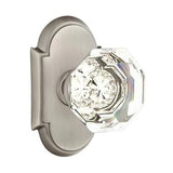 Emtek 8208 GLASS - Knobsets With #8 Rosette Privacy Set