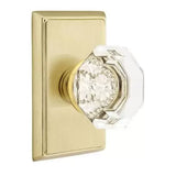 Emtek 8221 GLASS - Knobsets With Rectangular Rosette Privacy Set