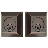 Emtek 8378 Quincy Deadbolt - Classic Brass - Double Cylinder