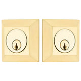 Emtek 8378 Quincy Deadbolt - Classic Brass - Double Cylinder