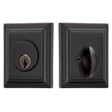 Emtek 8479 Wilshire Deadbolt - Classic Brass - Single Cylinder