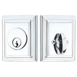 Emtek 8479 Wilshire Deadbolt - Classic Brass - Single Cylinder