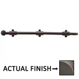 Emtek 8513 18 Inch Surface Bolt with 3 Strike Plates