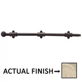 Emtek 8513 18 Inch Surface Bolt with 3 Strike Plates