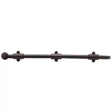 Emtek 8513 18 Inch Surface Bolt with 3 Strike Plates