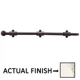Emtek 8513 18 Inch Surface Bolt with 3 Strike Plates