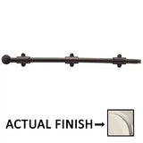 Emtek 8513 18 Inch Surface Bolt with 3 Strike Plates