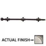 Emtek 8513 18 Inch Surface Bolt with 3 Strike Plates