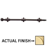 Emtek 8513 18 Inch Surface Bolt with 3 Strike Plates