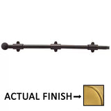 Emtek 8513 18 Inch Surface Bolt with 3 Strike Plates