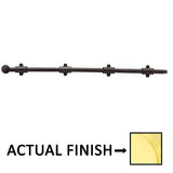 Emtek 8514 24 Inch Surface Bolt with 3 Strike Plates
