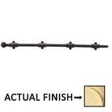 Emtek 8514 24 Inch Surface Bolt with 3 Strike Plates