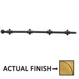 Emtek 8514 24 Inch Surface Bolt with 3 Strike Plates