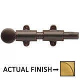 Emtek 8515 8 Inch Surface Bolt with 3 Strike Plates