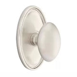 Emtek 8120 DESIGNER BRASS - Knobsets With Oval Rosette Passage Set