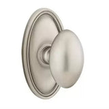 Emtek 8120 DESIGNER BRASS - Knobsets With Oval Rosette Passage Set