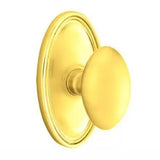 Emtek 8120 DESIGNER BRASS - Knobsets With Oval Rosette Passage Set