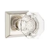 Emtek 8531 GLASS - Knobsets With Quincy Rosette Dummy, Pair