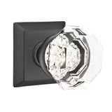 Emtek 8531 GLASS - Knobsets With Quincy Rosette Dummy, Pair