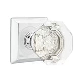 Emtek 8531 GLASS - Knobsets With Quincy Rosette Dummy, Pair