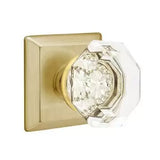 Emtek 8531 GLASS - Knobsets With Quincy Rosette Dummy, Pair
