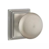 Emtek 8161 DESIGNER BRASS - Knobsets With Wilshire Rosette Passage Set