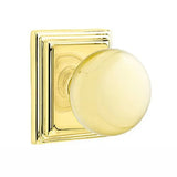 Emtek 8161 DESIGNER BRASS - Knobsets With Wilshire Rosette Passage Set
