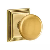 Emtek 8161 DESIGNER BRASS - Knobsets With Wilshire Rosette Passage Set