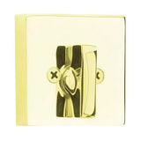 Emtek 8569 Square Single Sided Deadbolt - Brass