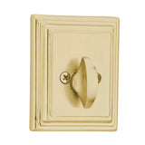 Emtek 8579 Wilshire Single Sided Deadbolt - Brass