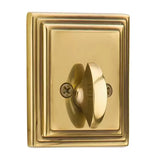 Emtek 8579 Wilshire Single Sided Deadbolt - Brass