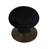 Emtek Ebony 1 3/4 Inch Porcelain Wardrobe Knob - 86033