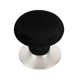 Emtek Ebony 1 3/4 Inch Porcelain Wardrobe Knob - 86033
