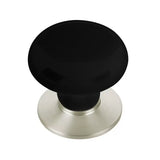 Emtek Ebony 1 3/4 Inch Porcelain Wardrobe Knob - 86033