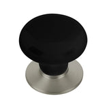 Emtek Ebony 1 3/4 Inch Porcelain Wardrobe Knob - 86033
