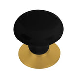 Emtek Ebony 1 3/4 Inch Porcelain Wardrobe Knob - 86033