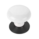Emtek Ice White 1 3/4 Inch Porcelain Wardrobe Knob - 86034
