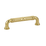 Emtek 86285 4 Inch Ribbon & Reed Fixed Drawer Pull