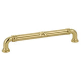 Emtek 86286 6 Inch Ribbon & Reed Fixed Drawer Pull