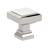 Emtek Geometric Square 1 1/4 Inch Cabinet Knob - 86295
