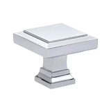 Emtek Geometric Square 1 5/8 Inch Cabinet Knob - 86296