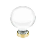 Emtek Bristol 1 Inch Cabinet Knob - Clear - 86394