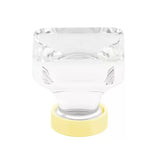 Emtek Lido 1 3/8 Inch Cabinet Knob - Clear - 86403