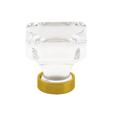 Emtek Lido 1 3/8 Inch Cabinet Knob - Clear - 86403
